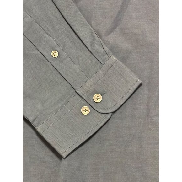 Jack Nicklaus Blue Long Sleeve Button Down Shirt Stretch Fabric Size 4XLT NWT - Picture 2 of 5